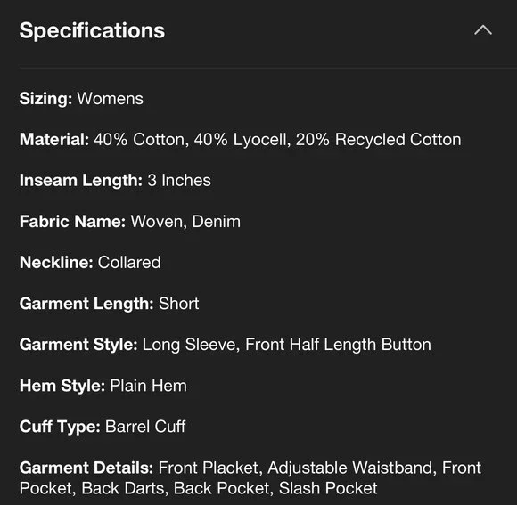 Women's Long Sleeve Denim Romper Size 16 Universal Thread™ Adjustable Waist - Picture 6 of 7